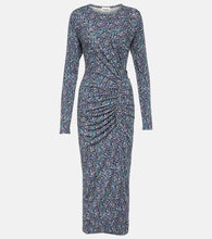 Marant Etoile Jelina floral printed jersey midi dress