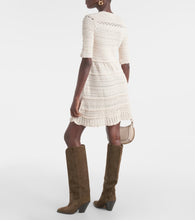 Marant Etoile Jumi cotton crochet minidress