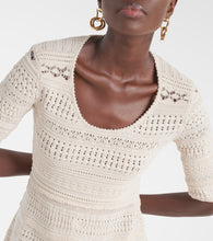 Marant Etoile Jumi cotton crochet minidress