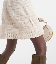 Marant Etoile Jumi cotton crochet minidress