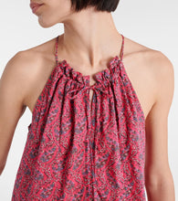 Marant Etoile Kayne printed cotton minidress