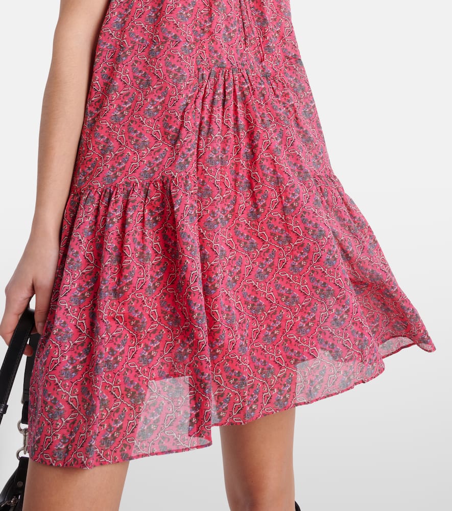 Marant Etoile Kayne printed cotton minidress