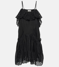 Marant Etoile Keoly tiered cotton minidress