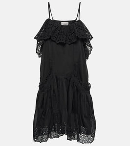 Marant Etoile Keoly tiered cotton minidress