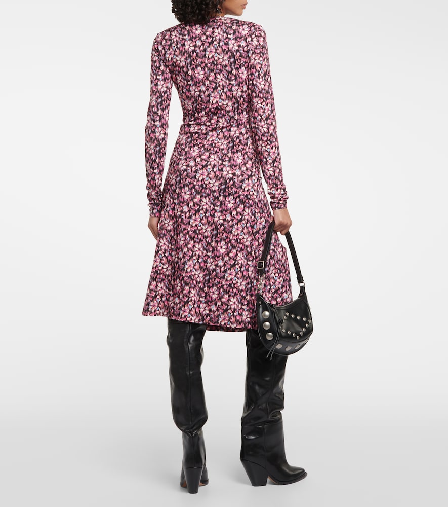 Marant Etoile Lania printed jersey midi dress