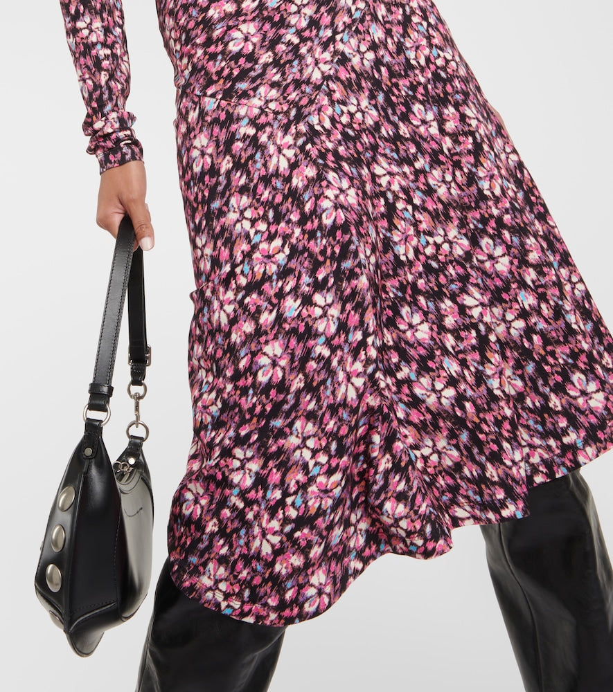 Marant Etoile Lania printed jersey midi dress