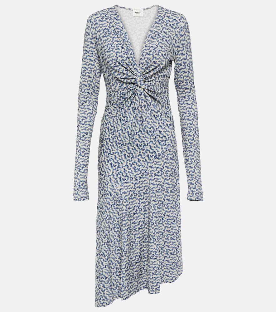 Marant Etoile Lania printed jersey midi dress. Marant Etoile Lania 印花针织中长连衣裙