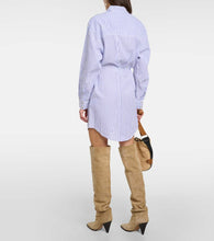 Marant Etoile Liliane striped poplin shirt dress