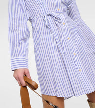 Marant Etoile Liliane striped poplin shirt dress