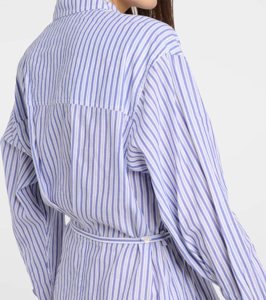Marant Etoile Liliane striped poplin shirt dress