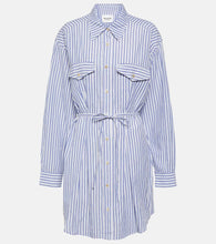 Marant Etoile Liliane striped poplin shirt dress