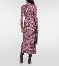 Marant Etoile Lissy printed jersey midi dress