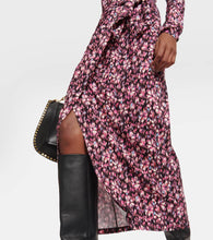 Marant Etoile Lissy printed jersey midi dress