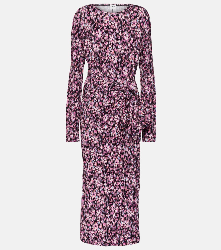 Marant Etoile Lissy printed jersey midi dress. Marant Etoile Lissy 印花针织中长连衣裙