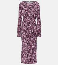 Marant Etoile Lissy printed jersey midi dress