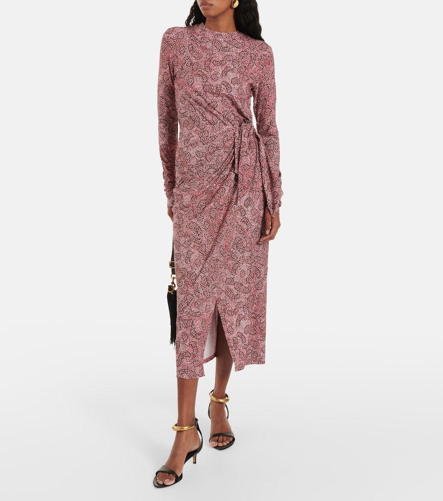 Marant Etoile Lisy jersey wrap dress