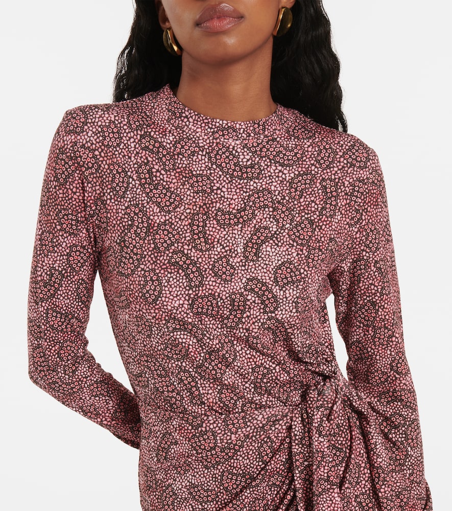 Marant Etoile Lisy jersey wrap dress