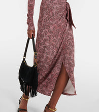 Marant Etoile Lisy jersey wrap dress