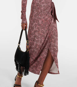 Marant Etoile Lisy jersey wrap dress