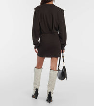 Marant Etoile Michaela ruched cotton-blend minidress