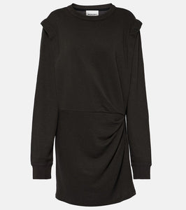 Marant Etoile Michaela ruched cotton-blend minidress