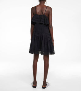 Marant Etoile Moly tiered cotton minidress