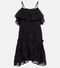 Marant Etoile Moly tiered cotton minidress