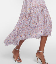 Marant Etoile Naema floral crêpe midi dress