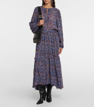 Marant Etoile Naema paisley georgette maxi dress
