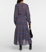 Marant Etoile Naema paisley georgette maxi dress