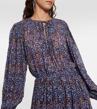 Marant Etoile Naema paisley georgette maxi dress