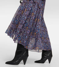 Marant Etoile Naema paisley georgette maxi dress