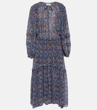 Marant Etoile Naema paisley georgette maxi dress