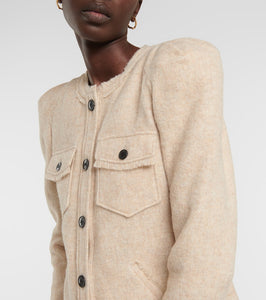 Marant Etoile Nelly wool-blend jacket