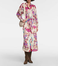 Marant Etoile Nesly printed cotton shirt dress