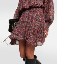 Marant Etoile Noanne paisley georgette minidress