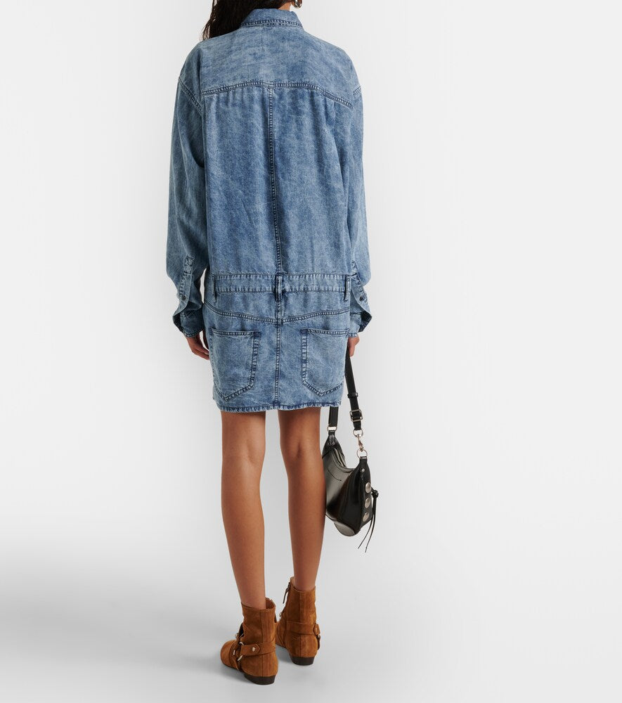 Marant Etoile Palvina denim shirt dress