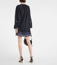 Marant Etoile Parsley embroidered cotton voile minidress