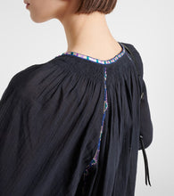 Marant Etoile Parsley embroidered cotton voile minidress