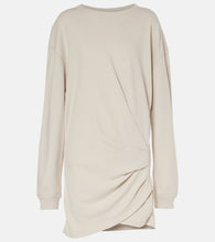 Marant Etoile Pipper draped cotton jersey minidress. Marant Etoile Pipper 垂褶棉质针织迷你连衣裙