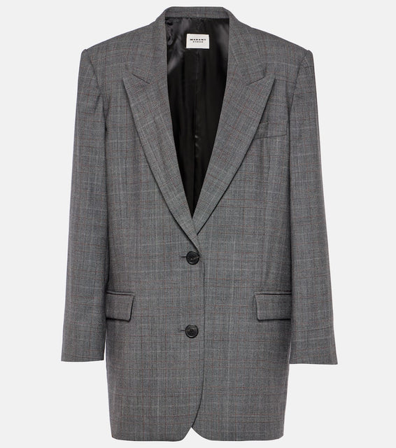 Marant Etoile Precious checked wool blazer