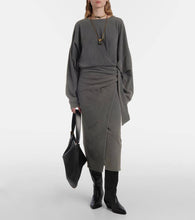 Marant Etoile Sandrina cotton jersey sweatshirt dress