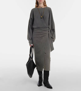 Marant Etoile Sandrina cotton jersey sweatshirt dress