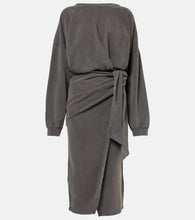 Marant Etoile Sandrina cotton jersey sweatshirt dress