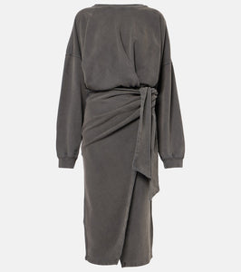Marant Etoile Sandrina cotton jersey sweatshirt dress