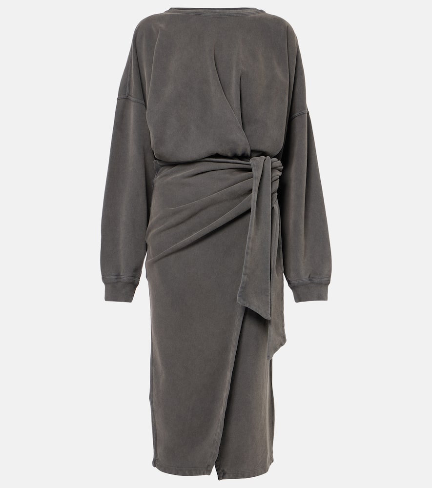 Marant Etoile Sandrina cotton jersey sweatshirt dress