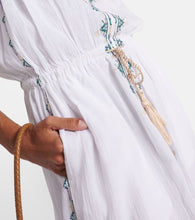 Marant Etoile Siana embroidered cotton midi dress