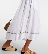 Marant Etoile Siana embroidered cotton midi dress