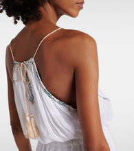 Marant Etoile Siana embroidered cotton midi dress