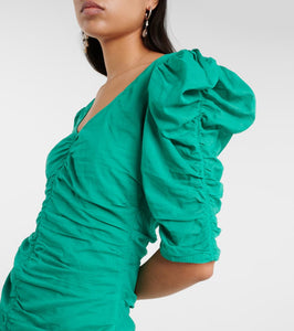 Marant Etoile Sireny draped cotton minidress